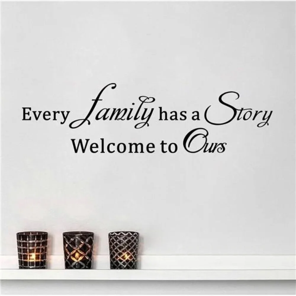 Family Wall Stickers Inspirational Quotes Vinyl Art Decals Home Bedroom Living R